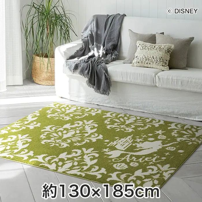 スミノエ ディズニー ラグマット PRINCESS/Damask RUG(ダマスクラグ) 約130×185cm【掲載品番】DRT-1069-185