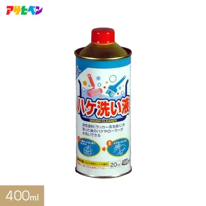 アサヒペン ハケ洗い液 400ml【掲載品番】AP-TUS0003-2