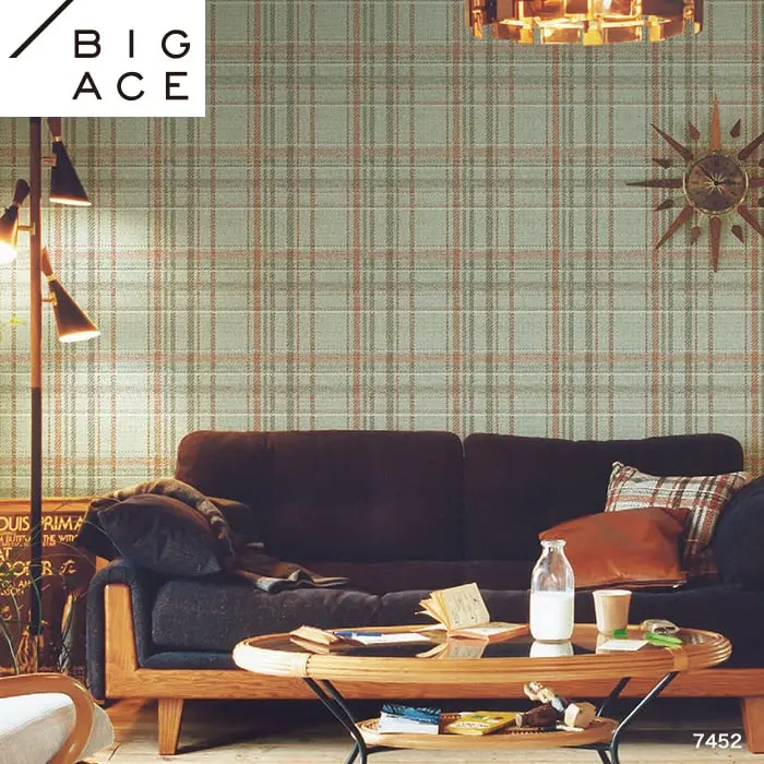 壁紙 のり付き シンコール BIGACE ACMEFURNITURE 巾93cm BA7451・BA7452【掲載品番】BA7451 / BA7452