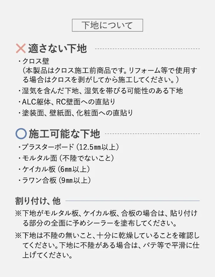 マグピタ・アイ不燃パネル下地について