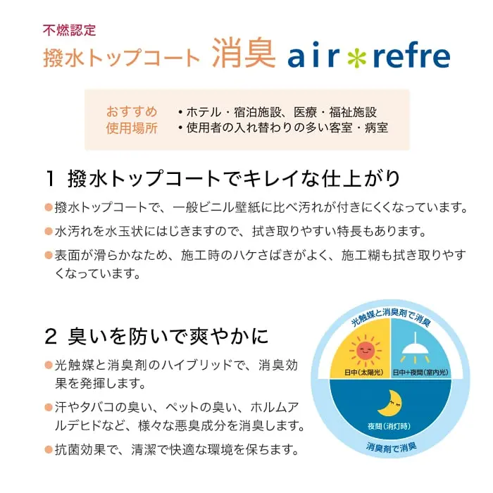 撥水トップコート消臭