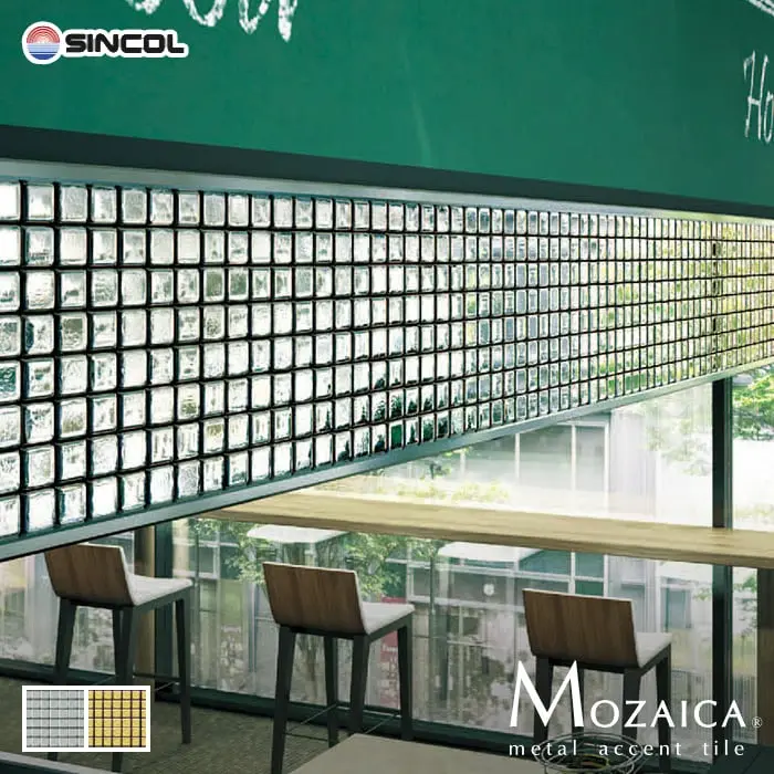 新感覚DIY!粘着シート付きアクセントタイル モザイカ 290mm角 MO17508~【掲載品番】MO17508 / MO17509