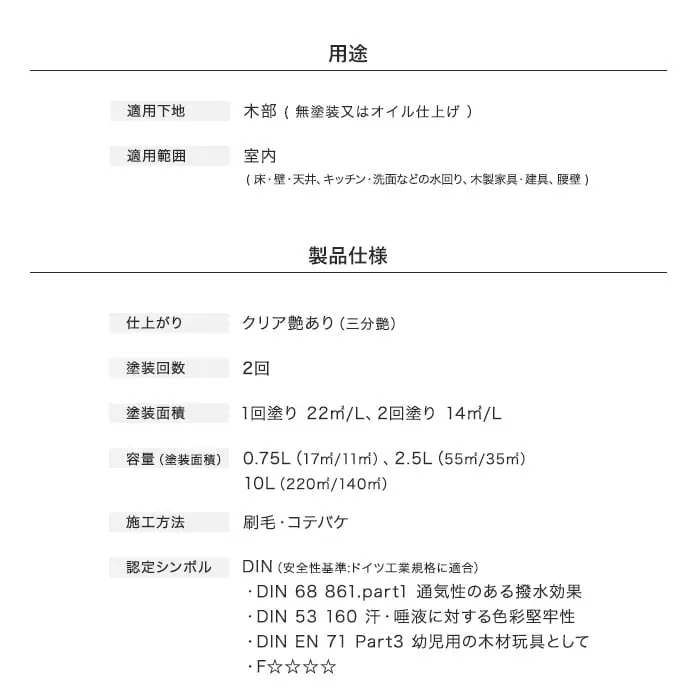 製品仕様