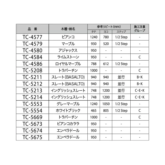 リアテックシート サンゲツ ストーン TC5673~TC5674【掲載品番】TC5673 / TC5553 / TC4580 / TC4584 / TC4577 / TC4579 / TC5669 / TC5208 / TC5554 / TC4586 / TC5213 / TC5214 / TC5211 / TC5212 / TC5675 / TC5674