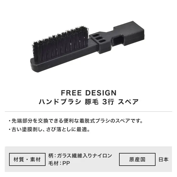 古い塗膜剥し、さび落としに最適。
