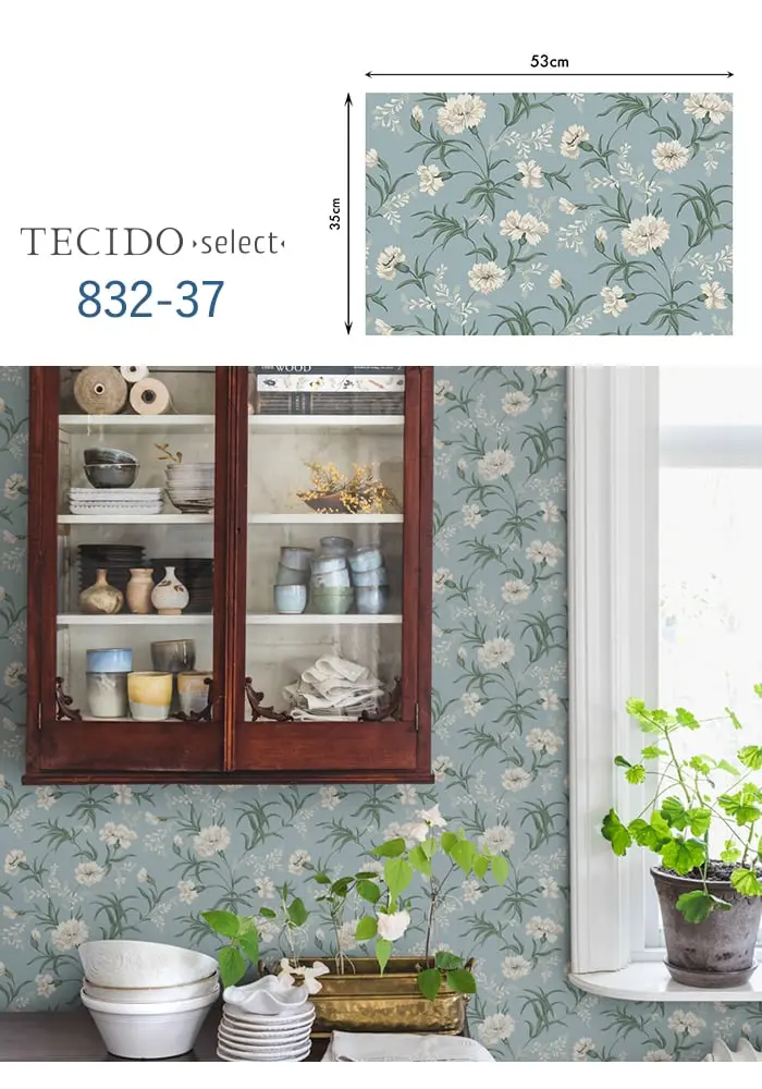 輸入壁紙 のり無し TECIDO select 832-01~ (53cm×10m)【掲載品番】832-01 / 832-37 / 832-38