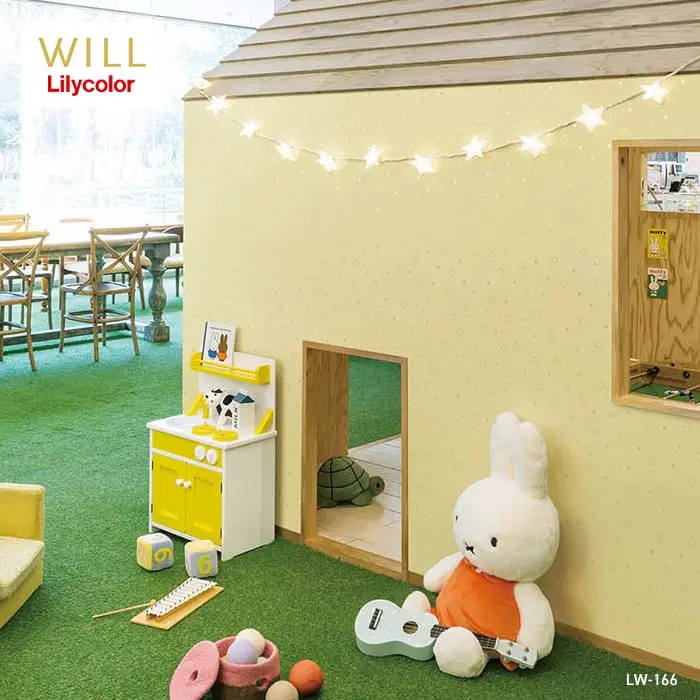 壁紙 のり無し リリカラ WILL ミッフィー ほし 巾92cm LW-165~LW-167【掲載品番】LW-165 / LW-166 / LW-167