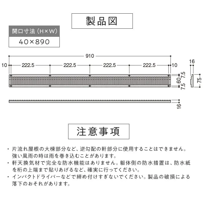 注意事項