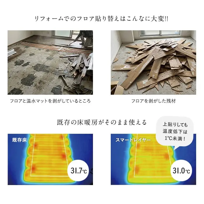 リフォームでのフロア貼り替えはこんなに大変!