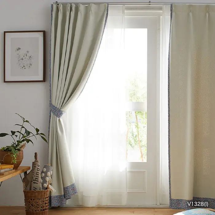 カーテン 既製サイズ スミノエ DESIGNLIFE BACK PRINT CURTAIN CHILALA(チララ) 巾100×丈178cm【掲載品番】V1327 / V1328