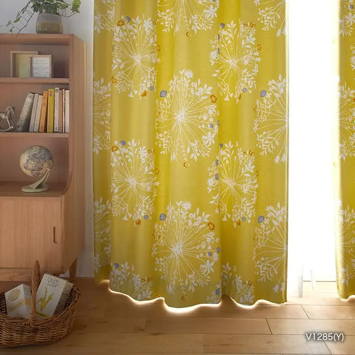 カーテン 既製サイズ スミノエ DESIGNLIFE KUKKA(クッカ) 巾100×丈178cm【掲載品番】V1284 / V1285