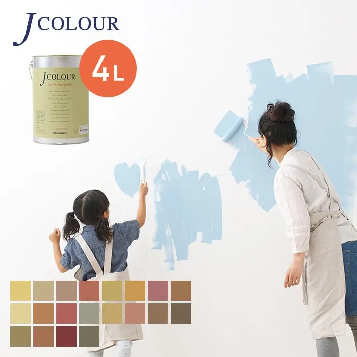 水性塗料 J COLOUR(Jカラー) Japanese Traditional Series-2 4L【掲載品番】JY-1A400 / JY-1B400 / JY-1C400 / JY-1D400 / JY-2A400 / JY-2B400 / JY-2C400 / JY-2D400 / JY-3A400 / JY-3B400 / JY-3C400 / JY-3D400 / JY-4A400 / JY-4B400 / JY-4C400 / JY-4D400 / JY-5A400 / JY-5B400 / JY-5C400 / JY-5D400