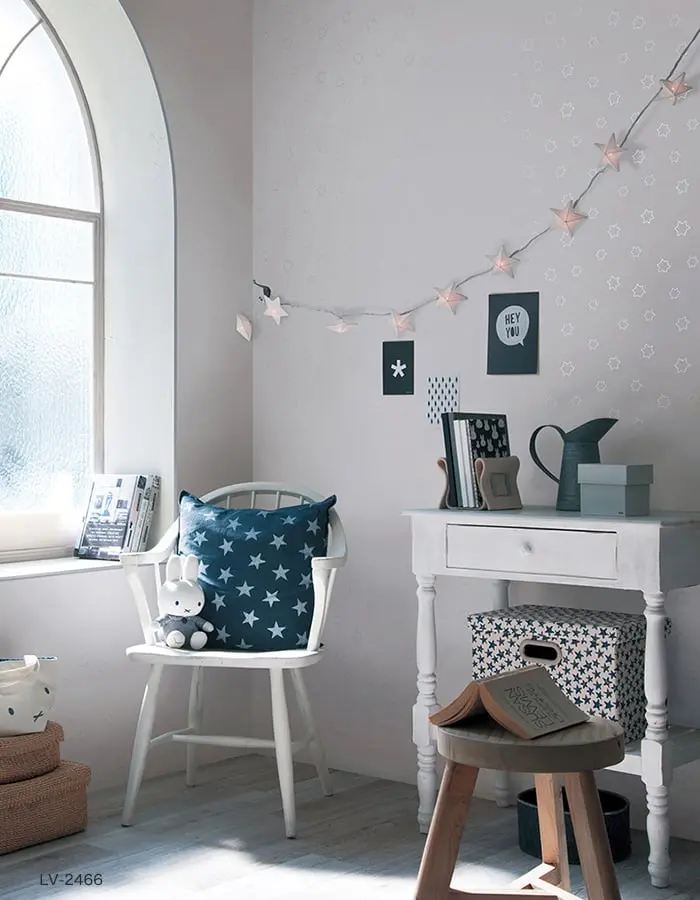 壁紙 のり付き リリカラ V-wall miffy ほし 巾92.5cm【掲載品番】LV-2466