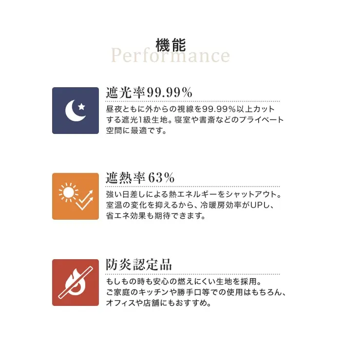機能遮光率99.99%