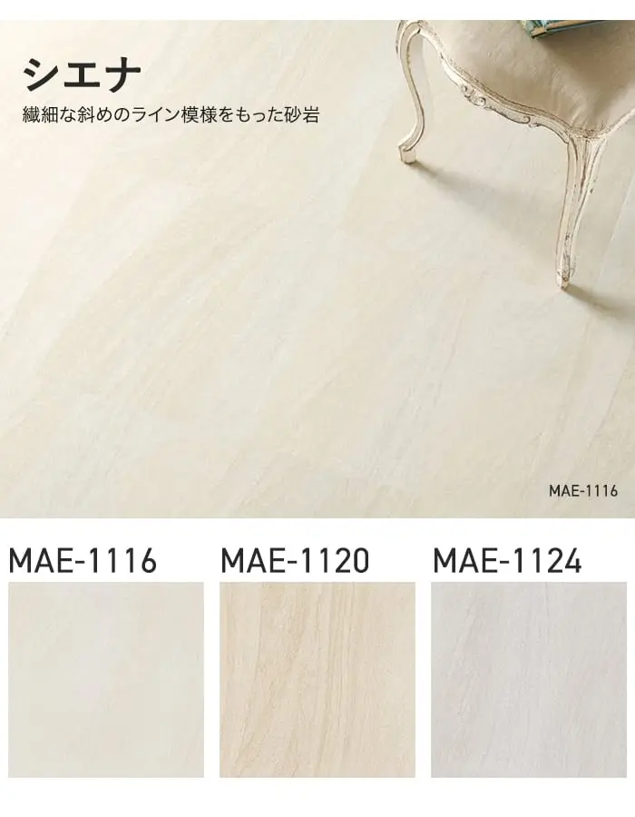 繊細な斜めのライン模様をもった砂岩