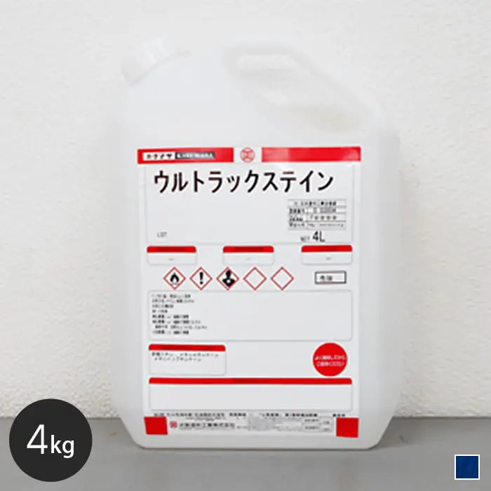 【大阪塗料】ウルトラックステイン 4L 青色【掲載品番】OK-US-4A