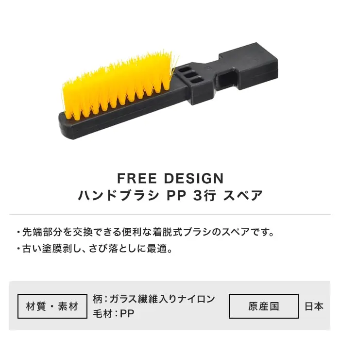 古い塗膜剥し、さび落としに最適。