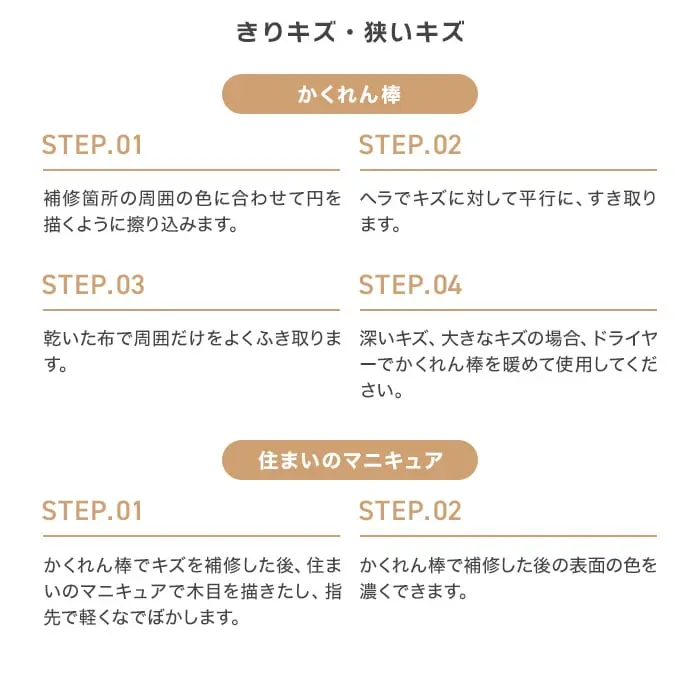 きりキズ・狭いキズ