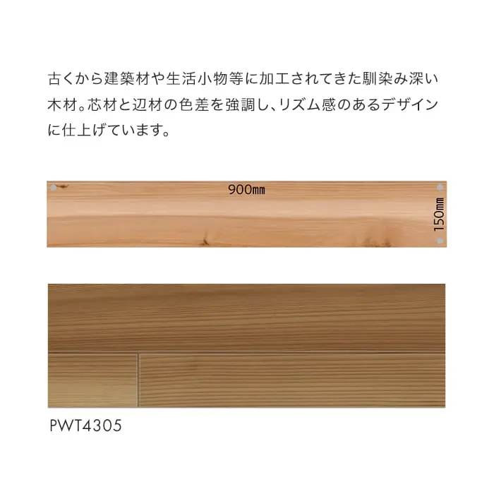 古くから建築材や生活小物等に加工されてきた馴染み深い木材。
