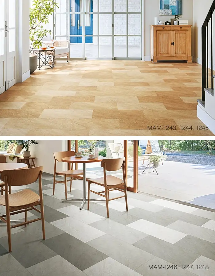 フロアタイル タジマ MATIL NW 304.8×609.6×3.0mm シンシアスレート 18枚入【掲載品番】MAM-1243 / MAM-1244 / MAM-1245 / MAM-1246 / MAM-1247 / MAM-1248