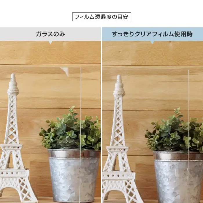 フィルム透過度の目安