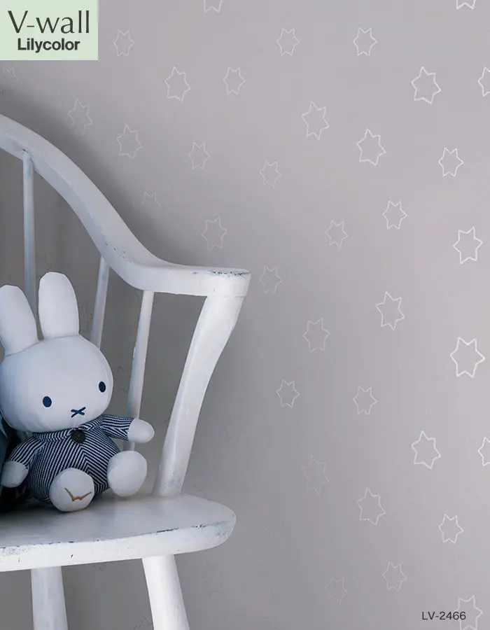 壁紙 のり付き リリカラ V-wall miffy ほし 巾92.5cm【掲載品番】LV-2466