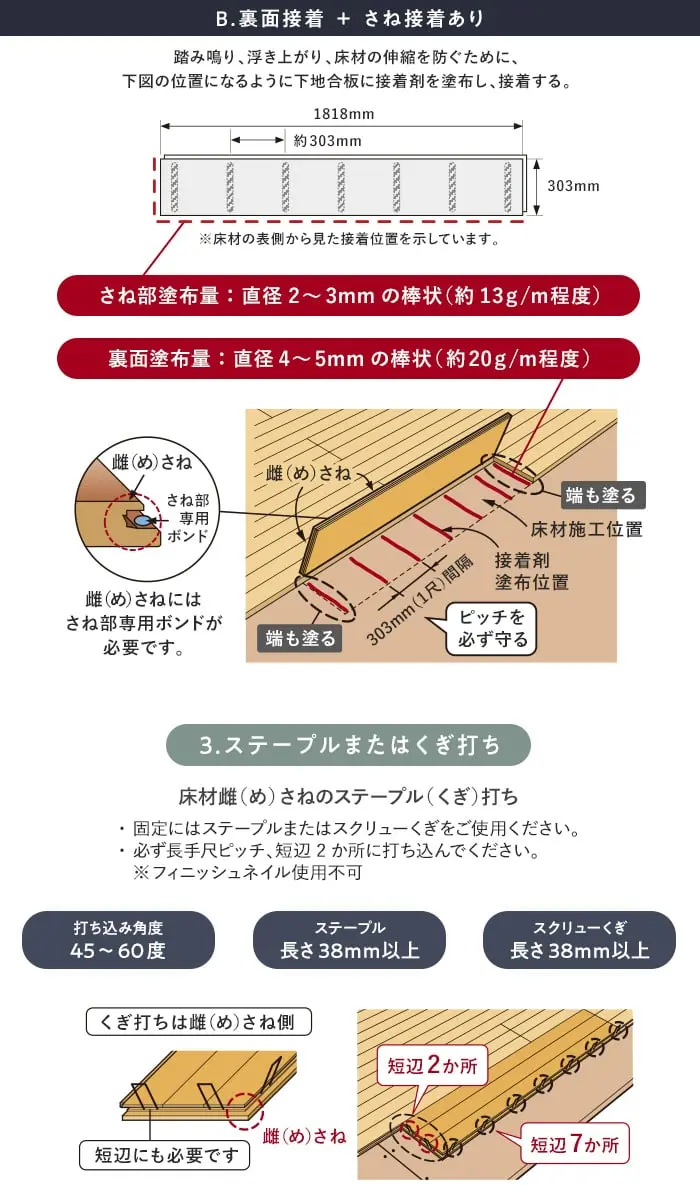 ベリティスフロア 施工のポイントB