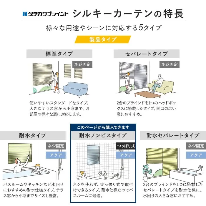 シルキーカーテンの特長