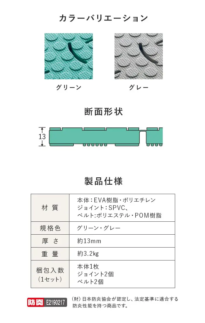 テラモト 軽量パタパタマット 900×2000 1枚【掲載品番】TEKPPM-1P-GN / TEKPPM-1P-GY