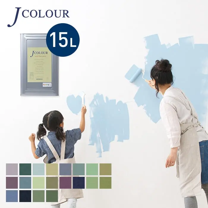 水性塗料  J COLOUR（Jカラー） Japanese Traditional Series-1 15L【掲載品番】JB-1A1500 / JB-1B1500 / JB-1C1500 / JB-1D1500 / JB-2A1500 / JB-2B1500 / JB-2C1500 / JB-2D1500 / JB-3A1500 / JB-3B1500 / JB-3C1500 / JB-3D1500 / JB-4A1500 / JB-4B1500 / JB-4C1500 / JB-4D1500 / JB-5A1500 / JB-5B1500 / JB-5C1500 / JB-5D1500