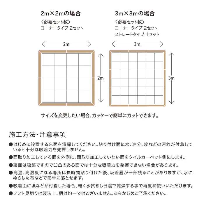 施工方法・注意事項