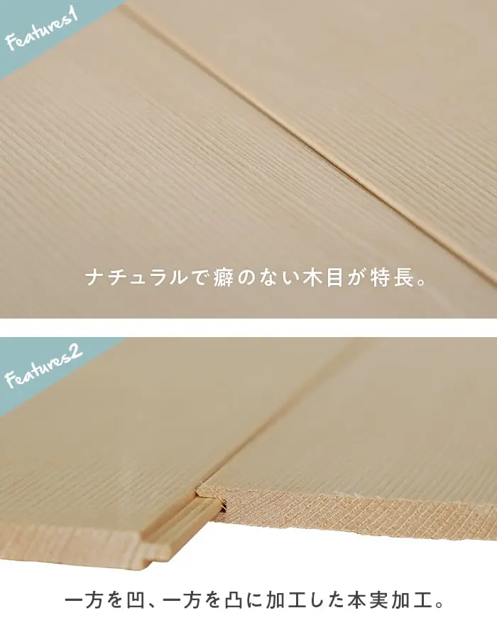 【法人・個人事業主様専用】 羽目板 ヘムロック 米栂 8×88×3050mm 10枚入 無塗装【掲載品番】EF-HM-3050