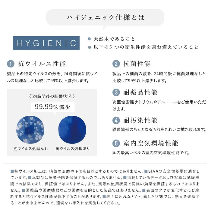 ハイジェニック仕様とは