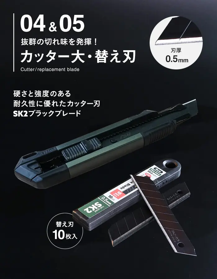 カッター大・替え刃