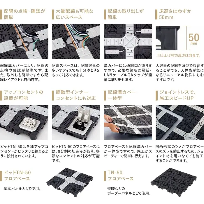 配線の点検・確認が簡単