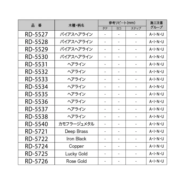 リアテックシート サンゲツ メタリック RD5531~RD5530【掲載品番】RD5531 / RD5540 / RD5532 / RD5722 / RD5538 / RD5726 / RD5527 / RD5533 / RD5721 / RD5725 / RD5528 / RD5534 / RD5536 / RD5724 / RD5537 / RD5529 / RD5535 / RD5530