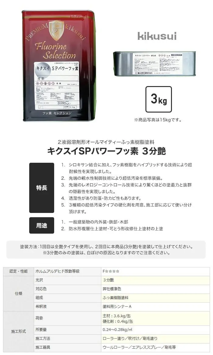 キクスイSPパワーフッ素 3分艶