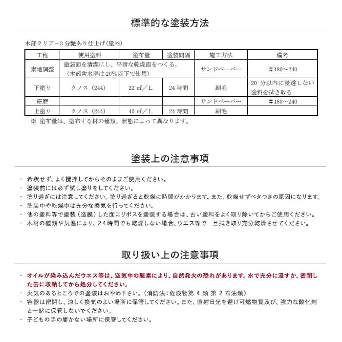 標準的な塗装方法