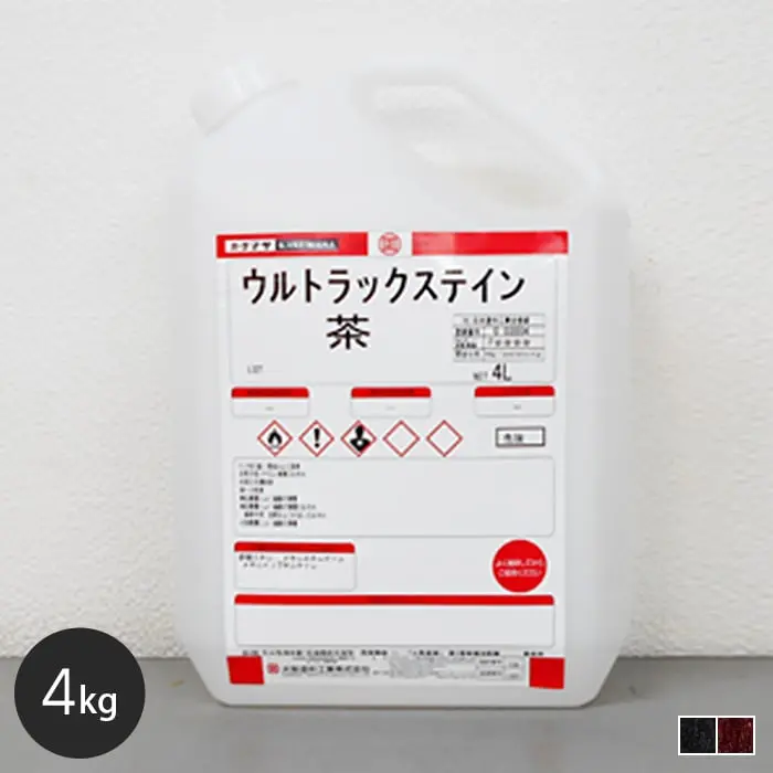 【大阪塗料】ウルトラックステイン 4L【掲載品番】OK-US-4B / OK-US-4R