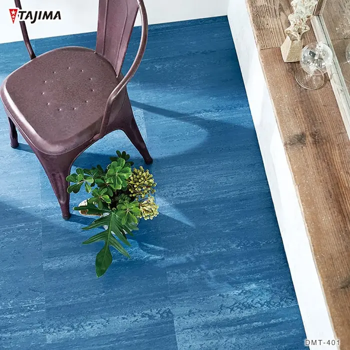 タジマ コンポジションビニル床タイル THE DENIM FLOOR デニムフロアKT 457.2×457.2×3mm 15枚入【掲載品番】DMT-401 / DMT-402 / DMT-403 / DMT-404