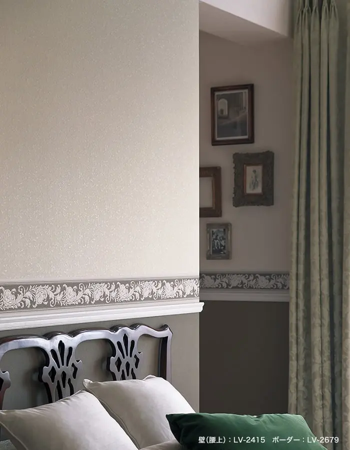 壁紙 のり付き リリカラ V-wall クラシック 巾92.5cm LV-2414・LV-2415【掲載品番】LV-2414 / LV-2415