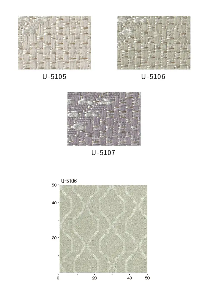 オーダーカーテン スミノエ U Life ユーライフ U-5105~U-5107【掲載品番】SUM-ULIFE25-050