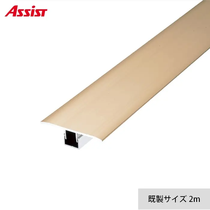 フローリング見切り アルミ センタータイプセット 23-1101 (対応厚み:8mm~12.5mm) 既製サイズ 2m【掲載品番】23-1101ME22 / 23-1101CH22
