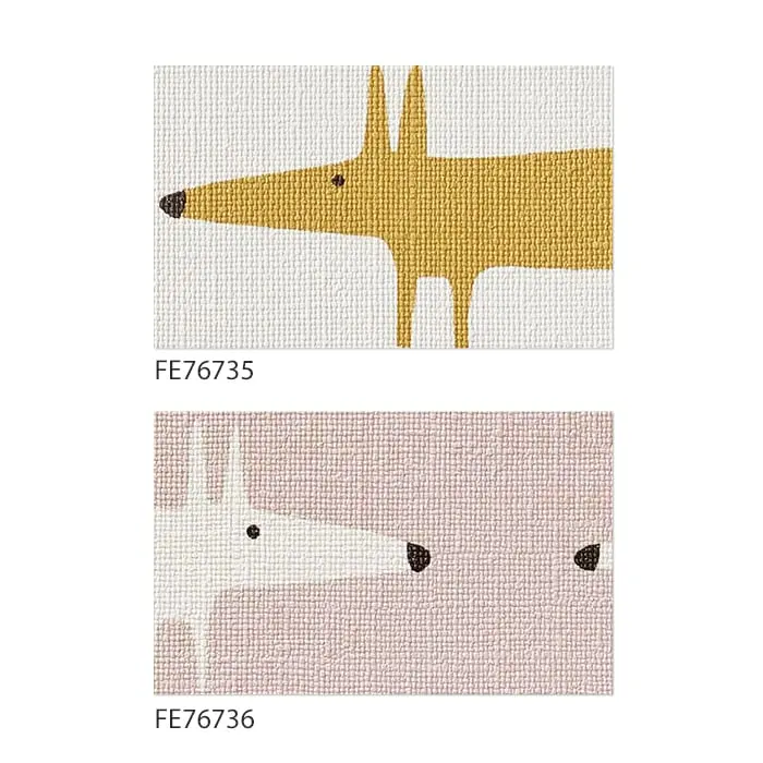 壁紙 のり無し サンゲツ FINE scion LITTLE FOX 巾92.5cm FE76735・FE76736【掲載品番】FE76735 / FE76736