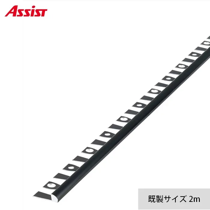 床見切り パスタライン アルミ 20-4143RBL 穴有(対応厚み:~5.5mm) 既製サイズ 2m【掲載品番】20-4143RBL22