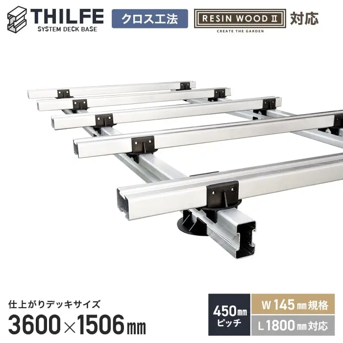 仕上がりデッキサイズ