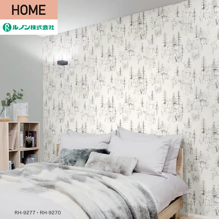 壁紙 のり付き ルノン HOME ミリクローレル 巾92.5cm RH-9270・RH-9271【掲載品番】RH-9270 / RH-9271