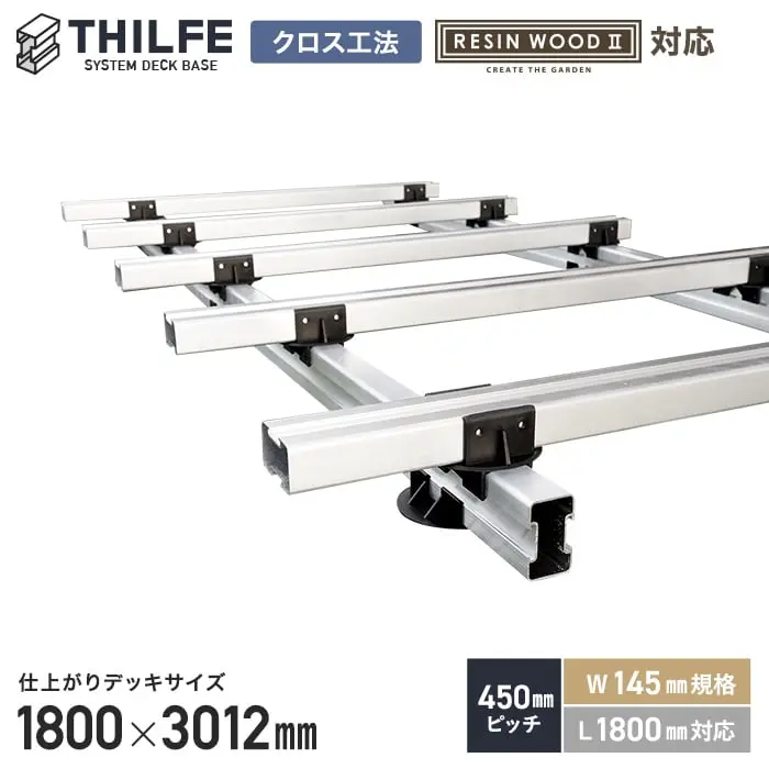 仕上がりデッキサイズ
