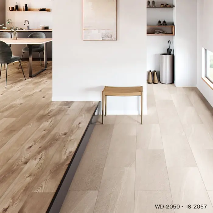 フロアタイル 木目調 サンゲツ ガリシアエルム 180×1200×2.5mm 15枚入【掲載品番】WD-2049 / WD-2050