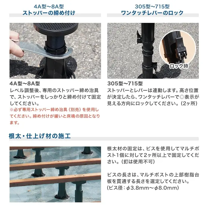根太・仕上げ材の施工